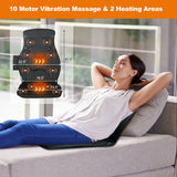 Costway | Foldable Full Body Massage Mat with 10 Vibration Motors
