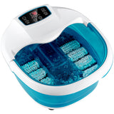 Costway | Foot Spa Tub with Bubbles and Electric Massage Rollers for Home Use