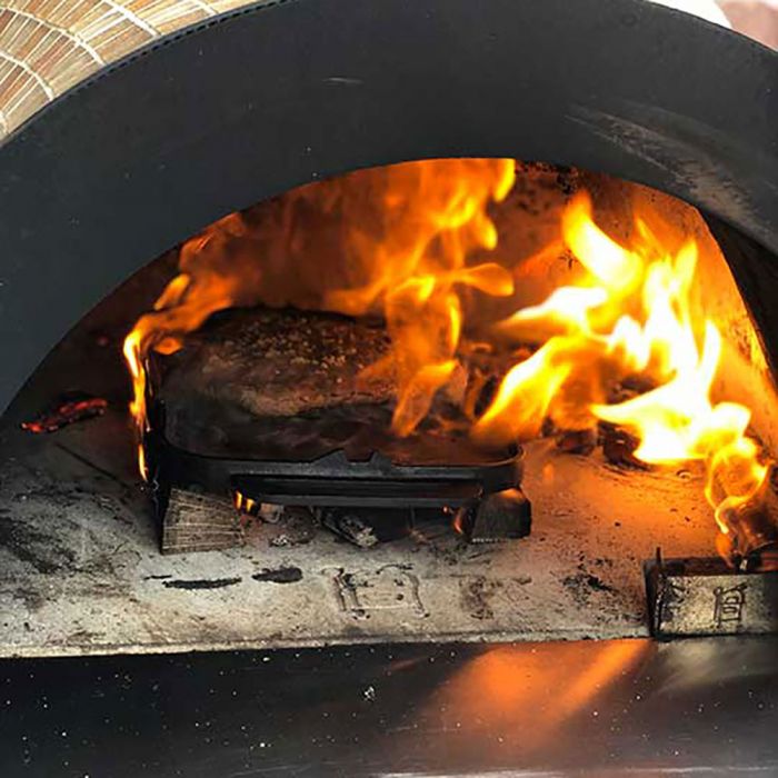 HPC | DiNapoli Series - Forno de Pizza Dual Fuel Wood & Gas Built-In Pizza Oven with DIY Enclosure