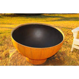 Fire Pit Art | Crater Handcrafted Carbon Steel Gas Fire Pit