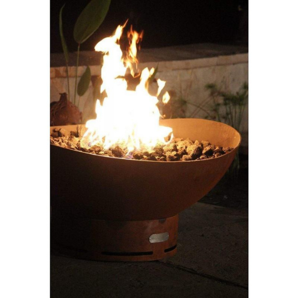 Fire Pit Art | Scallop Carbon Steel Fire Pit