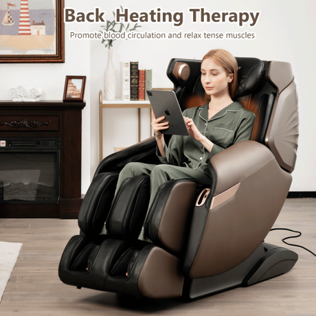 Costway | Therapy 21 - 3D SL-Track Electric Full Body Zero Gravity Shiatsu Massage Chair with Heat Roller