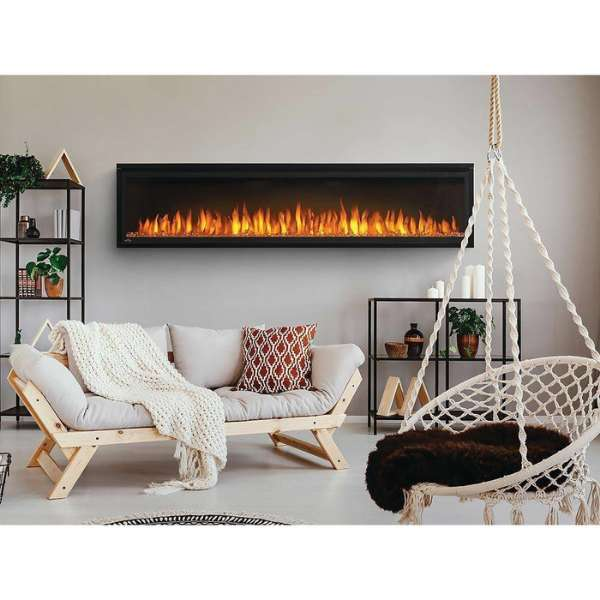 Napoleon | Entice 72" Linear Wall Mount Electric Fireplace - NEFL72CFH-1