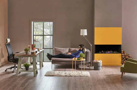 Sierra Flame | Toscana Three Sided Direct Vent Linear Gas Fireplace