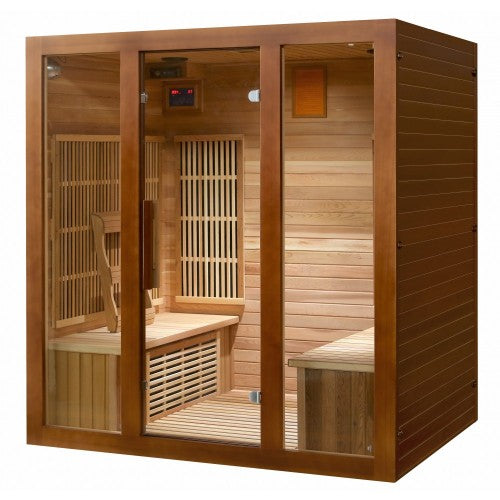 SunRay Roslyn 400KS 4-Person Indoor Infrared Sauna