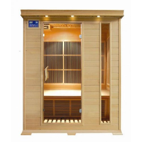 SunRay Aspen 300K2 3-Person Indoor Infrared Sauna - VITALIA
