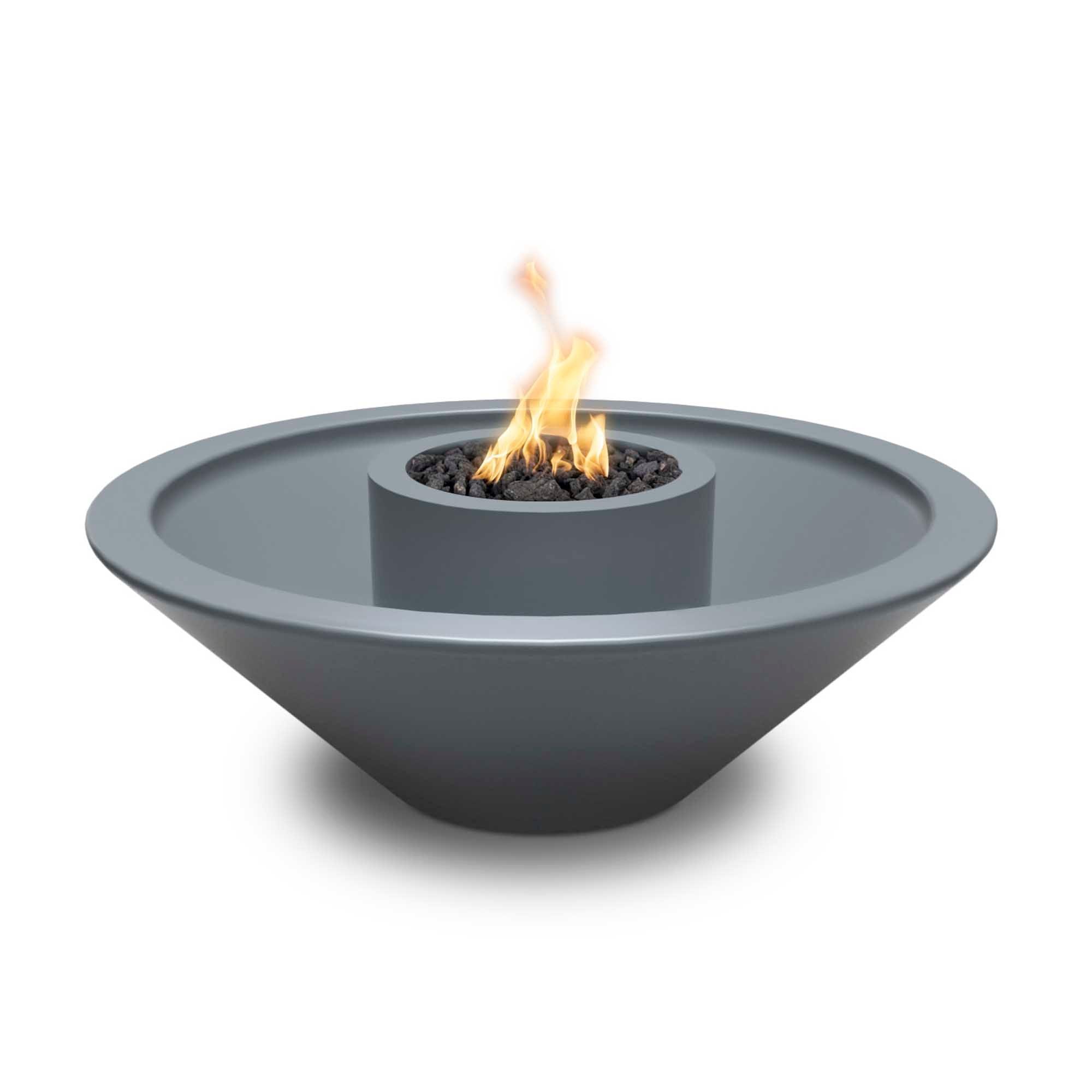 The Outdoor Plus Cazo Concrete Fire and Water Bowl with 360° Spill 48"