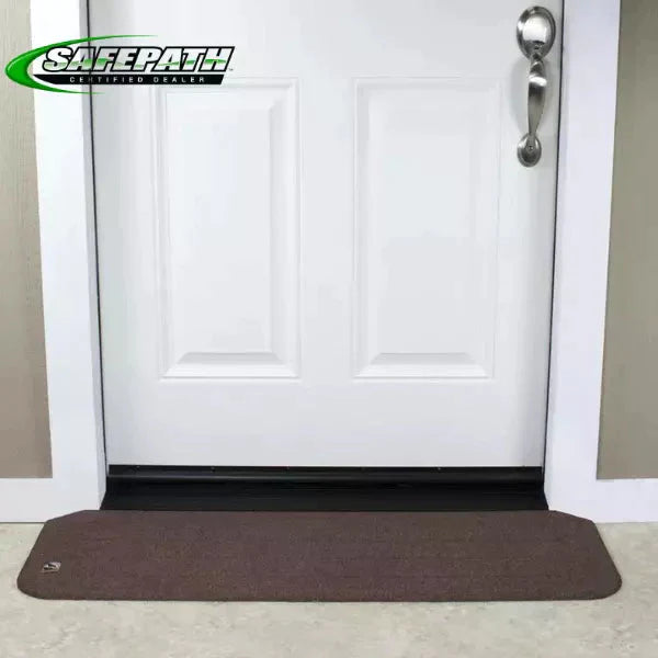 SafePath - BigHorn Plastic Polymer Threshold Ramp - Dusted Cappuccino