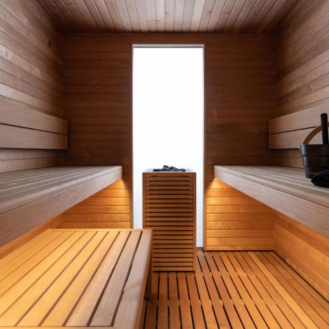Auroom | Garda Outdoor Cabin Sauna Translucent White