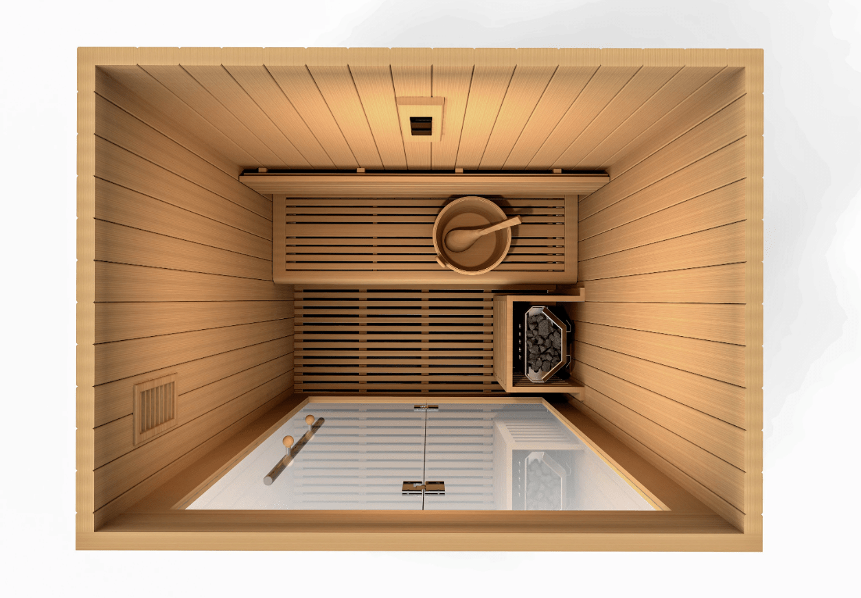 Golden Designs Sundsvall Edition 2-Person Traditional Steam Sauna