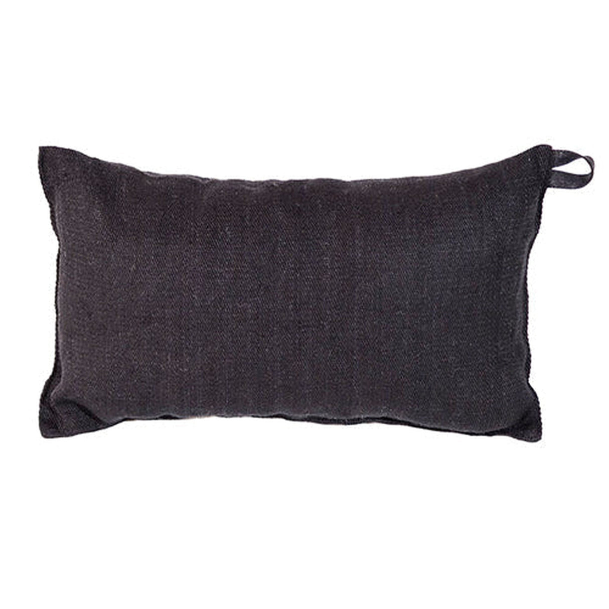 Auroom | Black Natural Linen & Cotton Blend Sauna Pillow