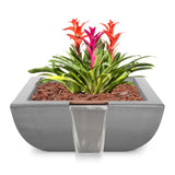 The Outdoor Plus Avalon Planter and Water Bowl - Concrete