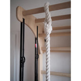 BenchK | 112-A204 Children's Swedish Ladder Wall Bar Home Gym with Gymnastics Accessories & Removable Desktop
