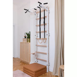 BenchK | 721-A076 Basic Wall Bar Home Gym with Gymnastics Accessories