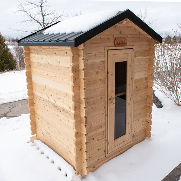 Dundalk Leisurecraft Canadian Timber 2-3-Person Granby Cabin Sauna | CTC66W