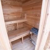 Dundalk Leisurecraft Canadian Timber 2-3-Person Granby Cabin Sauna | CTC66W