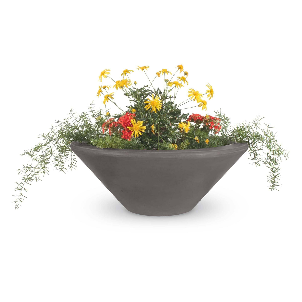 The Outdoor Plus Cazo Planter Bowl - Concrete