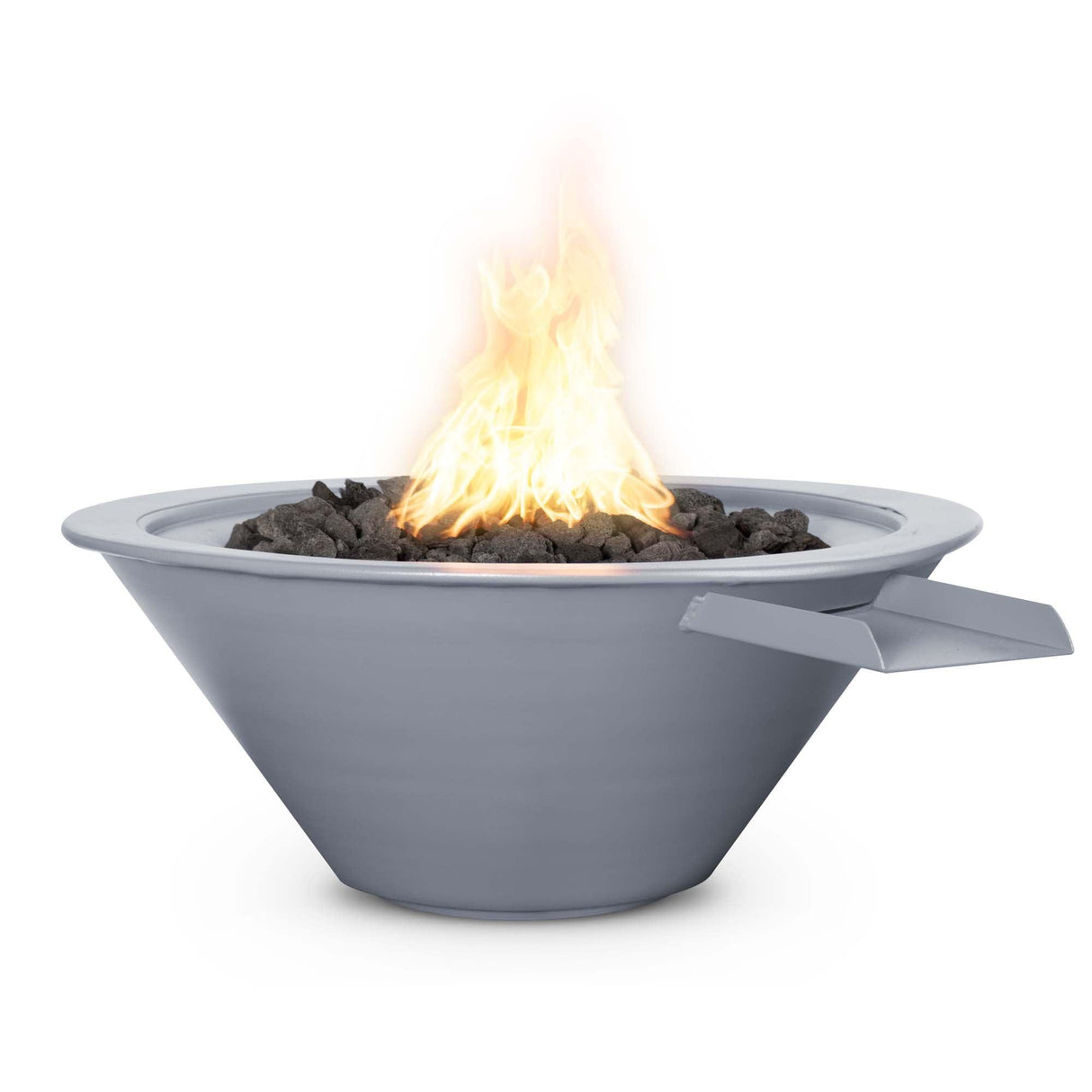 The Outdoor Plus Cazo Fire and Water Bowl - Powder Coated Metal - 36"