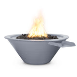 The Outdoor Plus Cazo Fire and Water Bowl - Powder Coated Metal - 24"