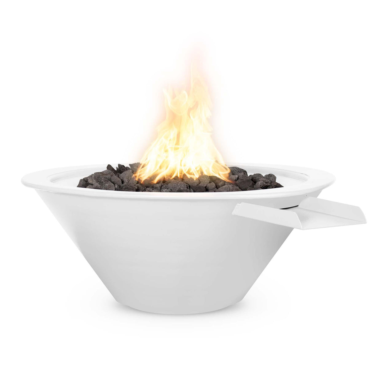 The Outdoor Plus Cazo Fire and Water Bowl - Powder Coated Metal - 30"