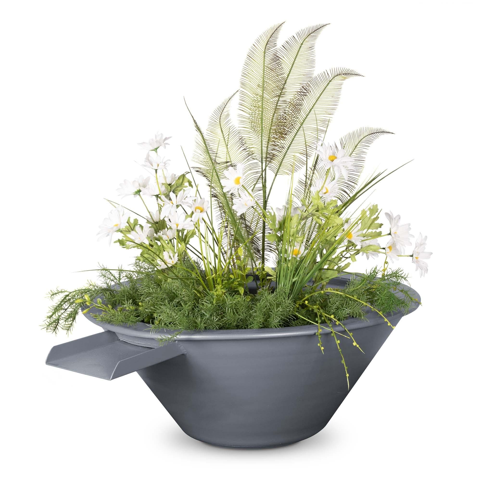 The Outdoor Plus Cazo Planter and Water Bowl - Metals