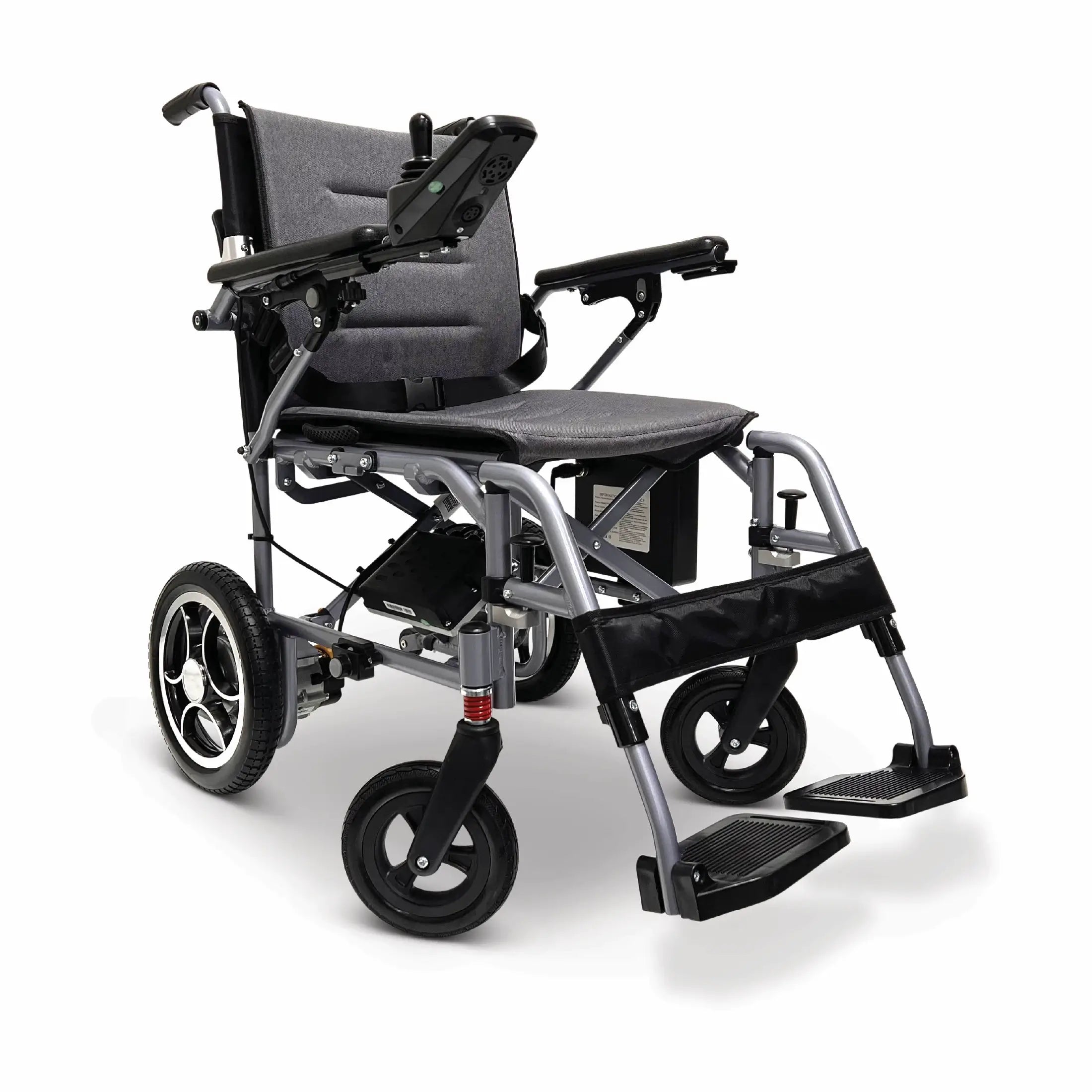 ComfyGO X-7 Lightweight Foldable Electric Wheelchair for Travel with Remote Control