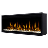 Dimplex | Ignite Evolve 50" Built-in Linear Electric Fireplace With Tumbled Glass and Driftwood Media