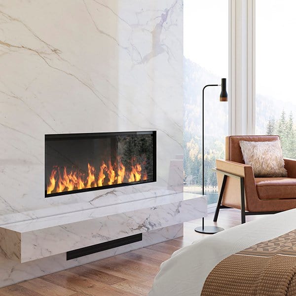 Dimplex | Opti-Myst 46" Linear Electric Fireplace With Acrylic Ice and Driftwood Media