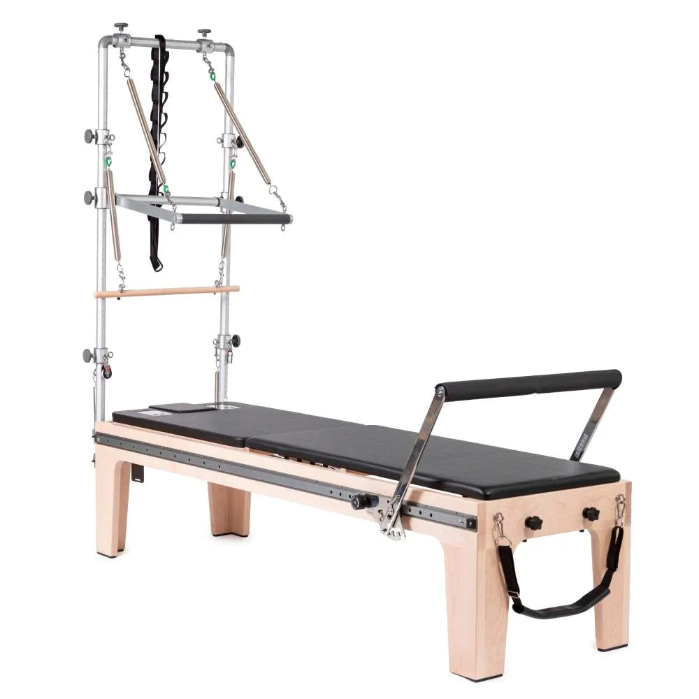 Black Elina Pilates Reformer Master Instructor Physio with Tower by Elina Pilates sold by Pilates Matters® by BSP LLC