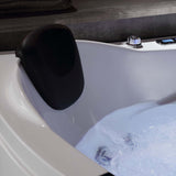 Empava | 59JT319LED 59 in. Whirlpool Corner Bathtub With Thermostat