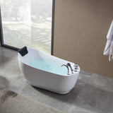 Empava | 67AIS05 67 in. Whirlpool Freestanding Acrylic Bathtub