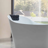 Empava | 67AIS09 67 in. Whirlpool Freestanding Acrylic Bathtub