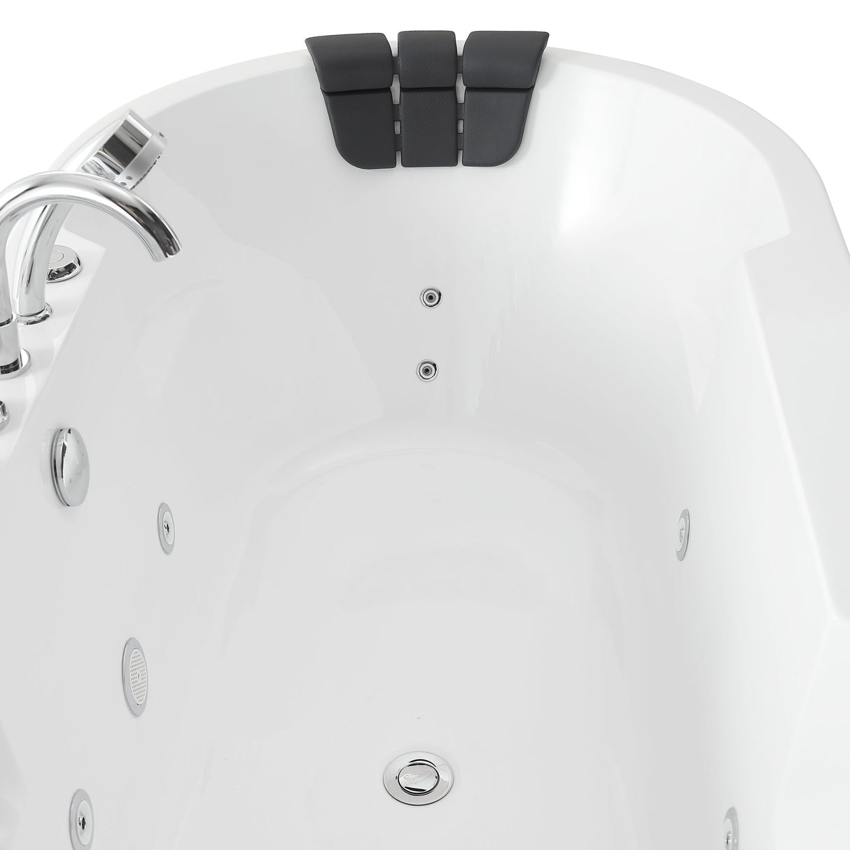 Empava | 67AIS17 67 in. Whirlpool Acrylic Freestanding Bathtub