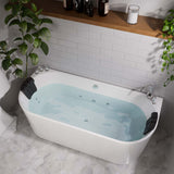 Empava | 71AIS08 71 in. Luxurious Whirlpool Acrylic Alcove Bathtub