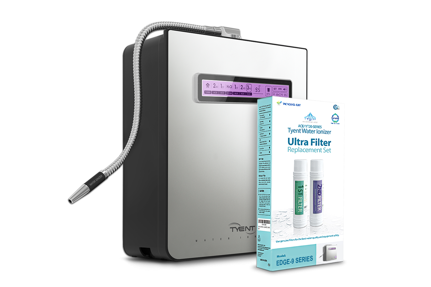 Tyent Edge-9000T Ultra Filter Set: Fits Edge-9000T Countertop Water Ionizer