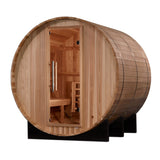 Golden Designs | Arosa 4 Person Barrel Traditional Sauna -  Pacific Cedar