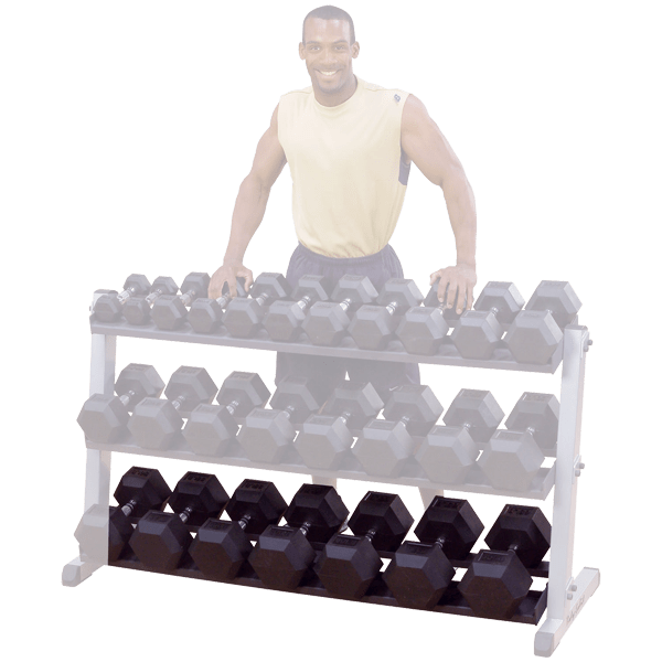 Body-Solid GDRT6 Optional Dumbbell Shelf for GDR60 - VITALIA