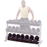 Body-Solid GDRT6 Optional Dumbbell Shelf for GDR60 - VITALIA