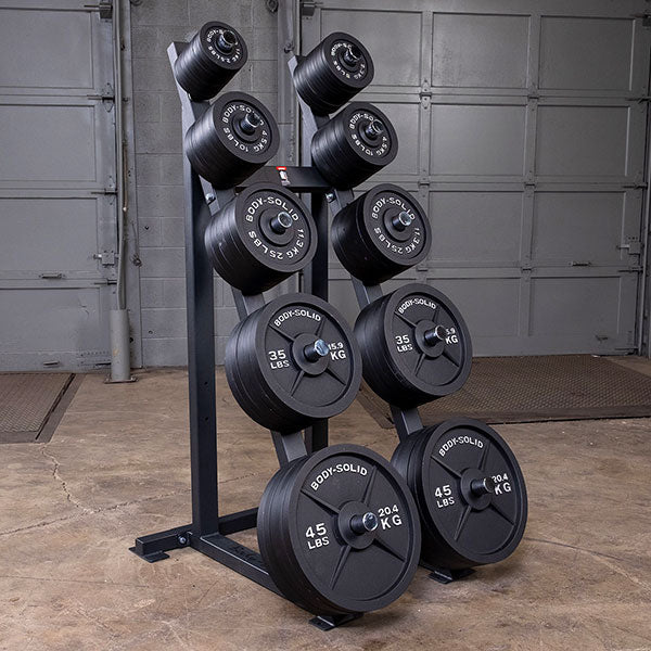 Body-Solid OSB355 355 Lb. Cast Iron Olympic Weight Set (Plates Only) - VITALIA