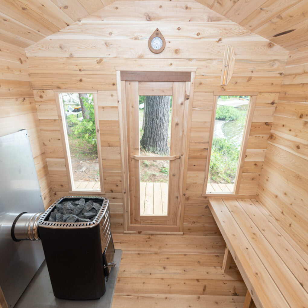 Dundalk Leisurecraft Canadian Timber 6-Person Georgian Cabin Sauna | CTC88W