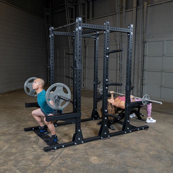 Body-Solid Pro Clubline SPR500DBL Commercial Double Half Rack