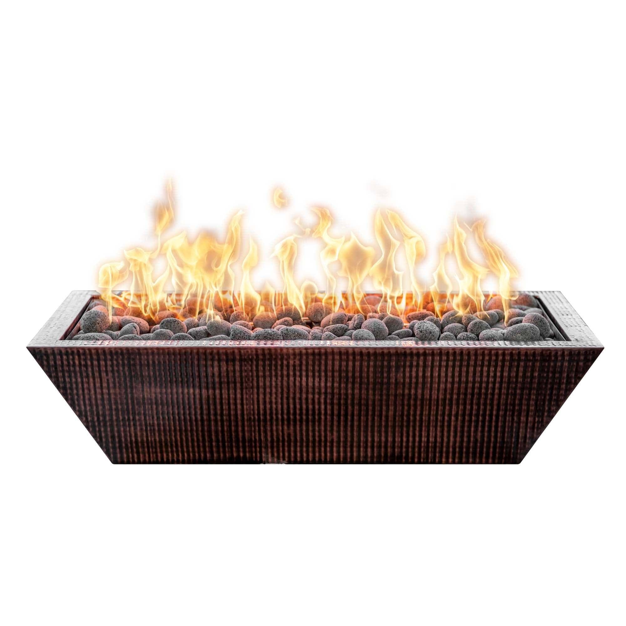 The Outdoor Plus Maya Linear Copper Fire Bowl