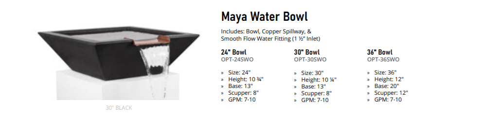 The Outdoor Plus Maya Concrete Water Bowls
