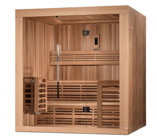 Golden Designs | Osla Edition 6-Person Traditional Steam Sauna - Canadian Red Cedar
