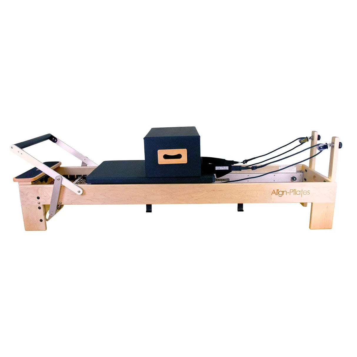 Align Pilates | M8-Pro Maple Wood Pilates Reformer w/ Pro Sitting Box