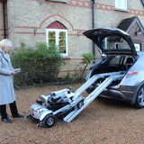 ComfyGo Quingo Flyte Mobility Scooter with MK2 Self Loading Ramp