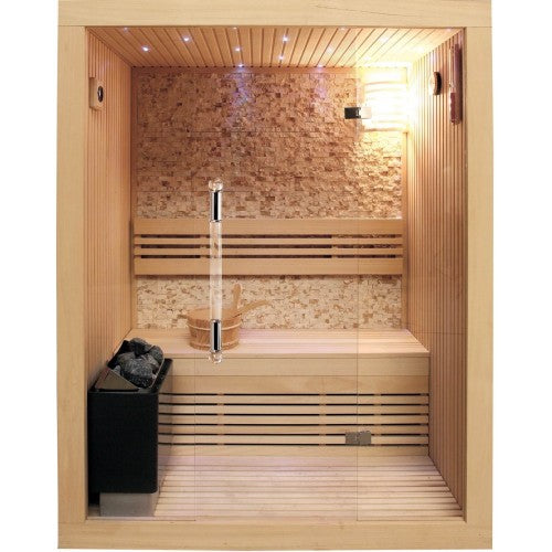 SunRay Rockledge 200LX 2-Person Indoor Traditional Sauna - VITALIA