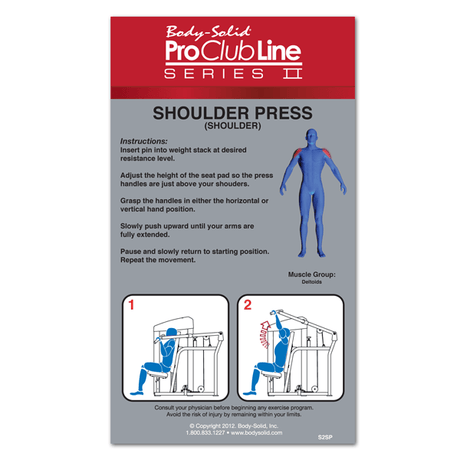 Body-Solid Pro Clubline S2SP Series II Shoulder Press