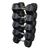 Body-Solid SDRS Rubber Hex Dumbbell Sets