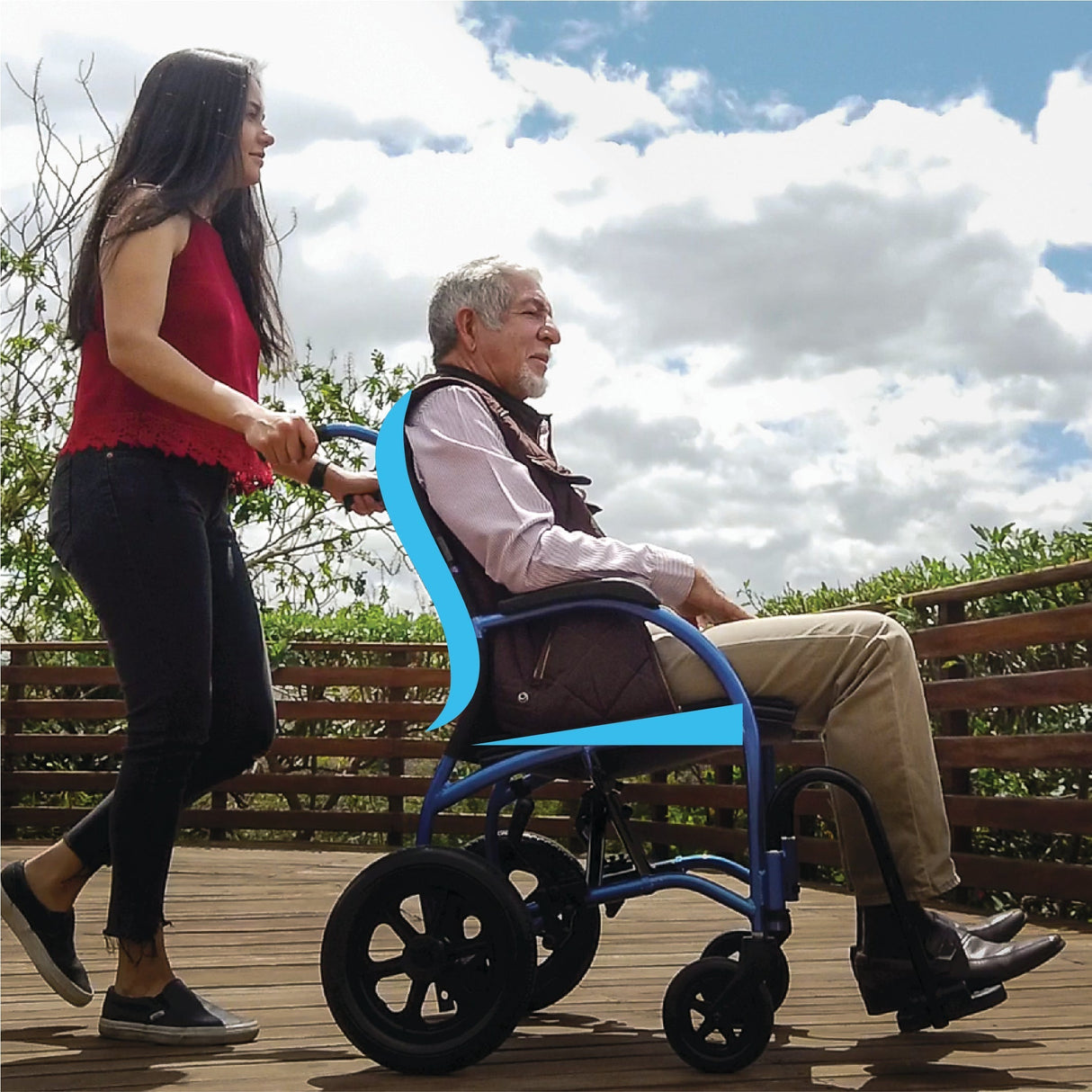 STRONGBACK 8 Transport Chair | Lightweight and Comfortable